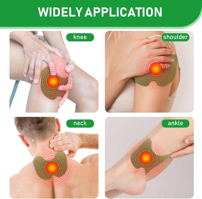 Warming Herbal Plaster Patches | Knee Patches | Heat Patches for Women and Men (24 Count)